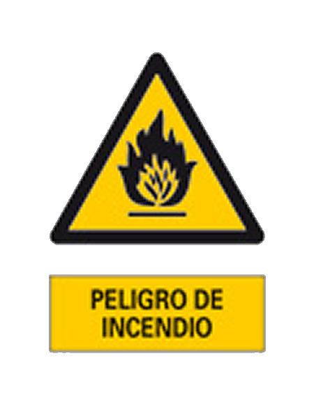 señalizacion de advertencia contra incendios